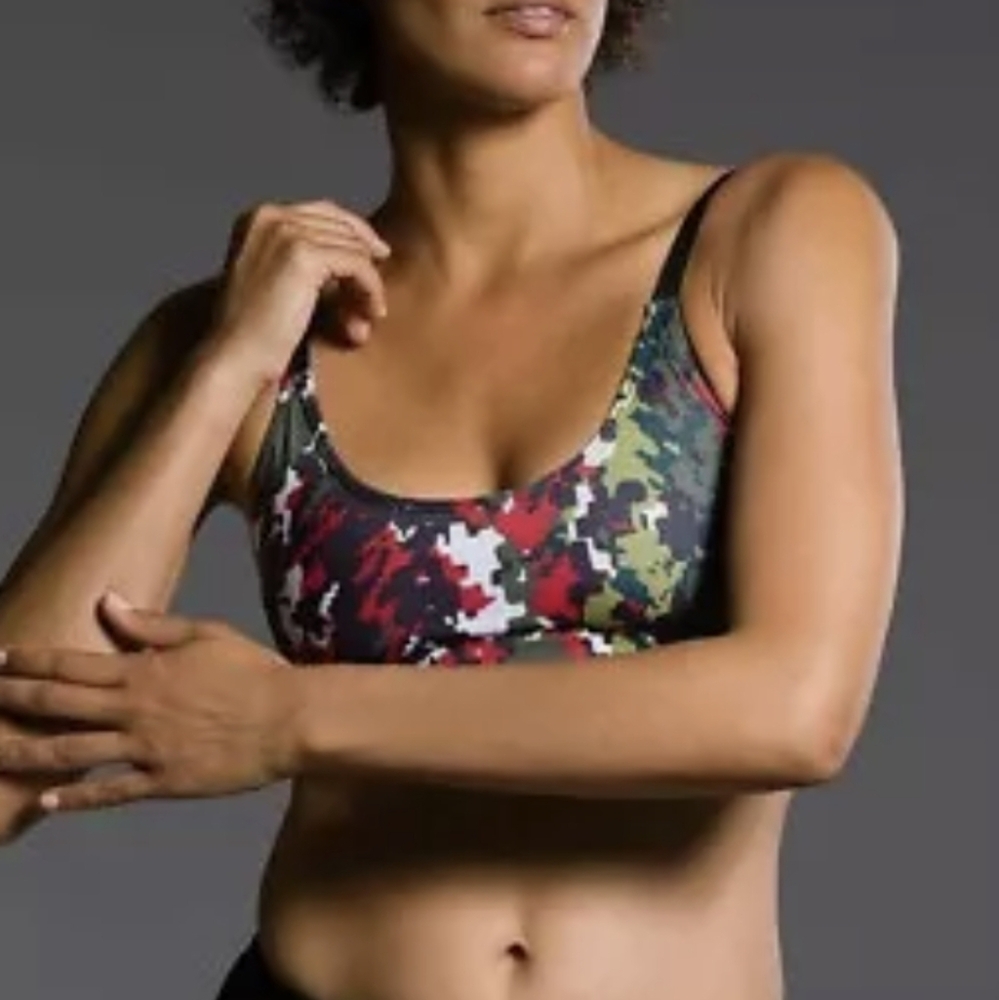Camouflage Print Crop Top